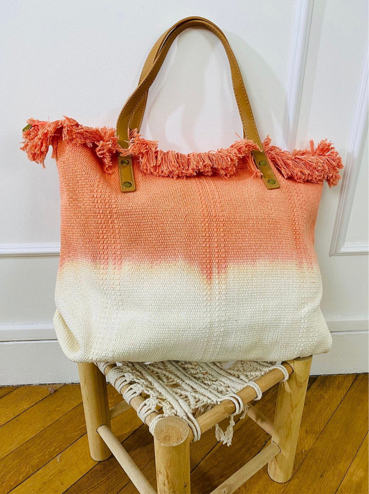 BEACH | Saco tiedye com franjas